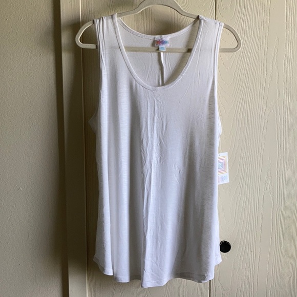 LuLaRoe Solid White Tank Top - Picture 1 of 8